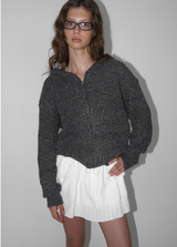 [MADE] Cyro Bokashi Knit Hooded Zip-up