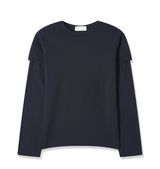 カットアウトレイヤードTシャツ