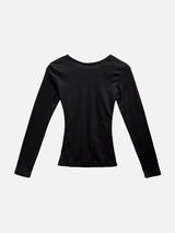 [Long sleeve ver.] Roen Modal Side Shirring Tee (6c)