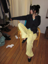 26SS★ [BAONHAUS] Alt Color Banding Wide Jogger Pants
