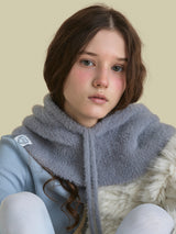 KNIT BALACLAVA IN STONEBLUE WING