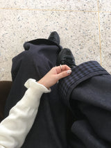 Plaid Roll-Up Pants