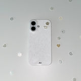 [MADE][+MagSafe] BUTTERFLY BUTTON LACE PHONE CASE (glossy hard)