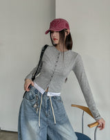 Poning Layered Double Cardigan
