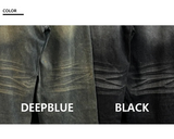 Stud washing wide denim pants(2color)