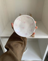 ribbon nut mini plate : white