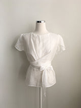 Saseon wrap blouse