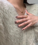 (silver925) シルキービーンネックレス *gold