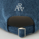 Avivere logo mid denim ivory