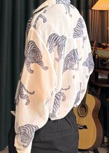 See-through Tiger Hawaiian Shirt 2COLOR