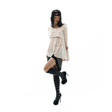 Layered Bra Flare Top / Pink