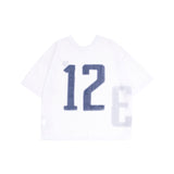Regular Mash Uniform Short-Sleeved T-shirt  (UNISEX)_SYS6TS12WT