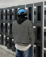 CC knit coloring hood T (3C)