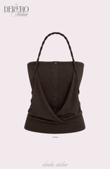 Mild Halter Strap Tube Top