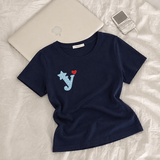 YドットレタリングショートスリーブTシャツ (3 colors)