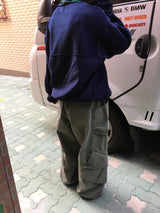 Double-sided fleece anorak