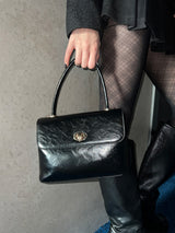 Janne Square Classic Medium Hand & Cross Bag (3 colors)