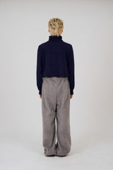 COLOR POP TURTLENECK T-SHIRTS - BLUE