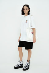 25SS TANNING OPANCHU USAGI BASIC LOGO SHORT SLEEVE T-SHIRT WHITE