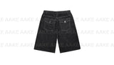 TRACK STITCH BERMUDA DENIM