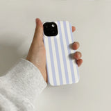 ストライプグロッシーハードケース (light purple)