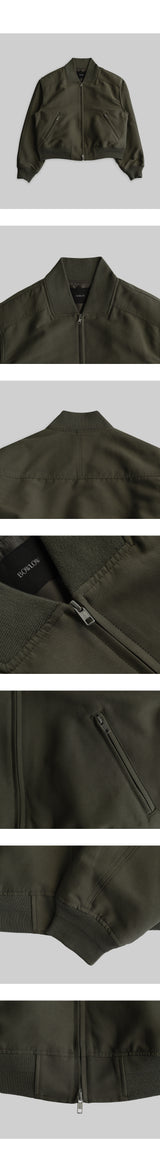 Crop MA-1 Jacket [Khaki]