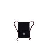ロゴパッチナイロンバッグ ブラック