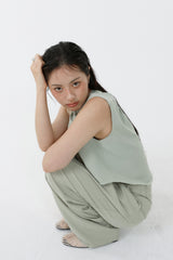EDGE LOOP PANTS_MINT
