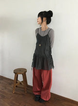 Silvana Chiffon Layered Bustier One Piece