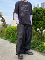Stitch One Cargo Balloon Pants 1C 