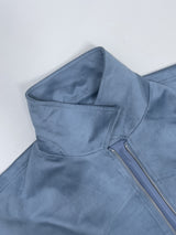 Steel Western Suede Blouson