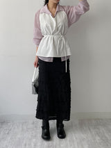 Bao Lace H-line Long Skirt