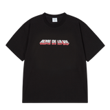 25SS 3D カートゥーンロゴショートスリーブTシャツ ブラック