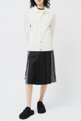 (W) Lowkey Checked Skirt (2color)