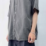 Retro Faded Textured Shirt