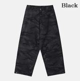 Coil camo snap parachute pants