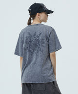 WASHED SOLAR APPLIQUE TEE