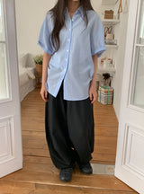 [unisex] Kento One-Tuck Balloon Wide Slacks