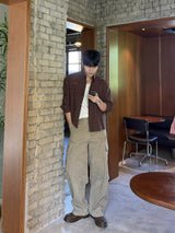 Mile cropped long-sleeve shirt