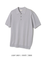 Air Cool Button Collar Short Pants Knit