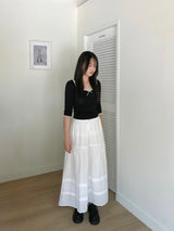 Lia lace long skirt (one color)