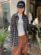 SLOW TWO-WAY CHECK SHIRT (2C)