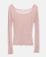Nev Square-Neck Long Sleeve T-Shirt (9 Colors)