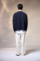 MUDDY KNIT CREWNECK NAVY