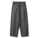 ストライプロングバルーンパンツ (Dark Grey)