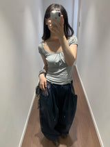 Renee Shirring T-shirt (3color)