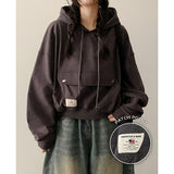 Pocky Pocket Patch Cropped Overfit Hoodie 