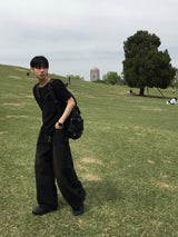 ソード ヘンリーネック リンガー ショートスリーブ Tシャツ 4C