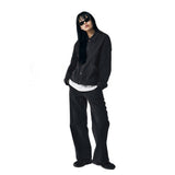 RECONSTRUCTION DENIM JACKET [BLACK]