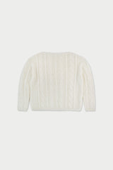 Cinnamon cable knit_ivory